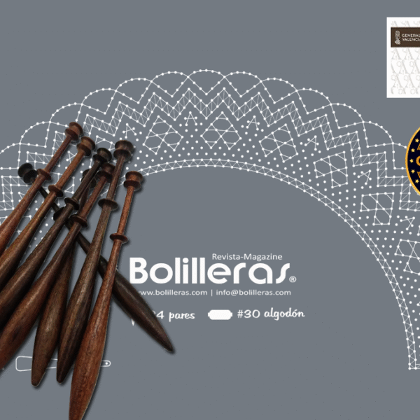 Patrón Bolilleras® Abanico Torchon 14e – encaje de bolillos en formato digital