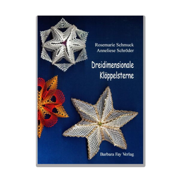 Schmuck Rosemarie - Dreidimensional Klöppelsterne